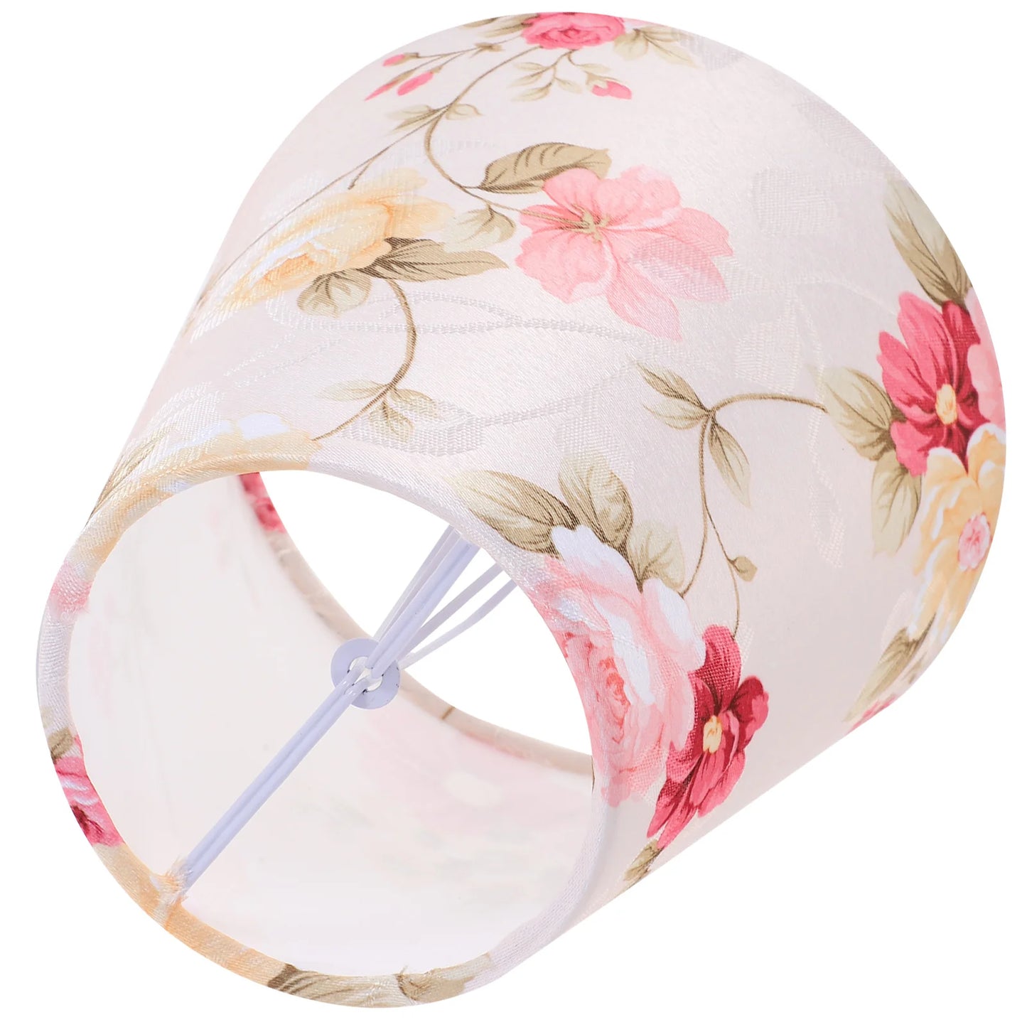 Pastoral Flower Lamp Shade Elegant Fabric Pendant Light For Bedroom Living Room Easy Install table lamp shade table lampshade