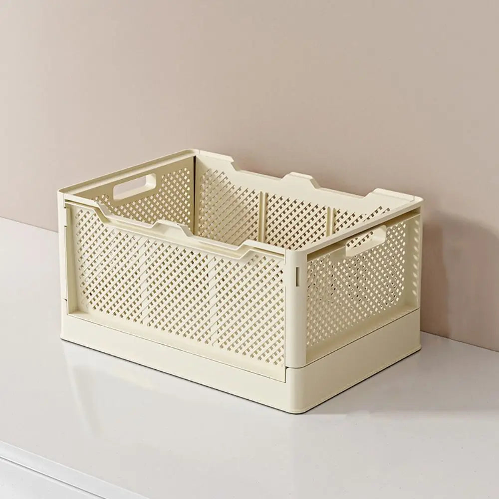 Storage Container Large Capacity Foldable Storage Basket Portable with Dividers Toys Storage Bin Multi-purpose Book Frame Snacks