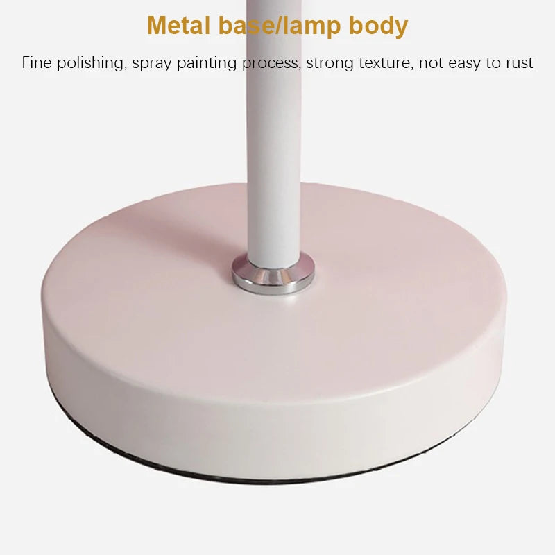 LED Table Lamps Study Bedroom Decoration Bedside Tables Rechargeable Light Touch Remote Control Cloth Cover Reading Desk Lamp