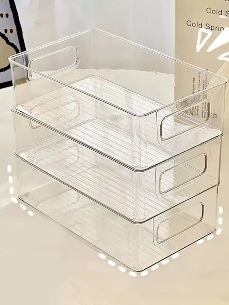 Desktop Storage Box, Cosmetics, Snacks, Transparent Basket, Skin Care Products, Facial Mask, Dormitory, Sundries, Storage Rack