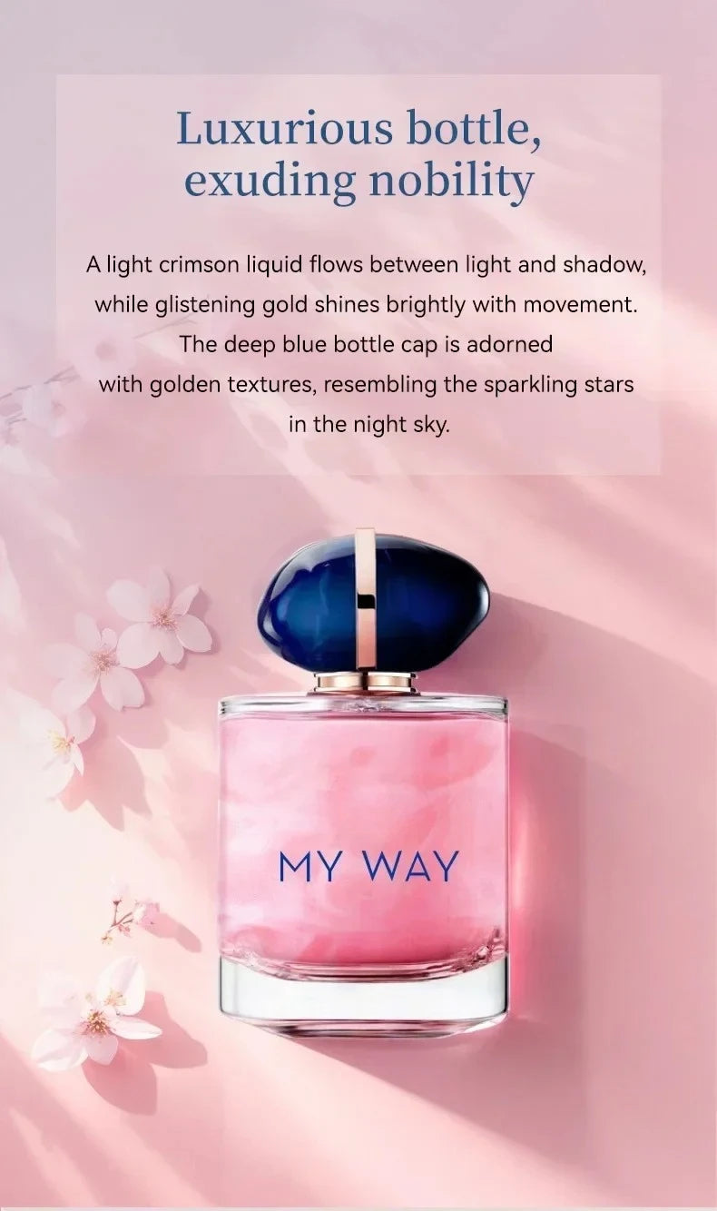 Luxurious Brand 90ML Women Perfume Long Lasting Fragrance Sweet Floral And Fruity Scent Body Spray Romantic Dating Eau De Parfum