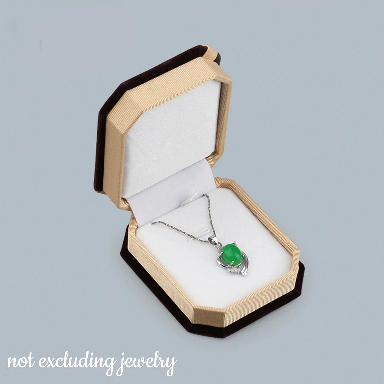 Velvet Jewelry Gift Box for Necklace Rings Pendant Bracelet Elegant Jewelry Packing Case for Festival Birthday Gifts Storage