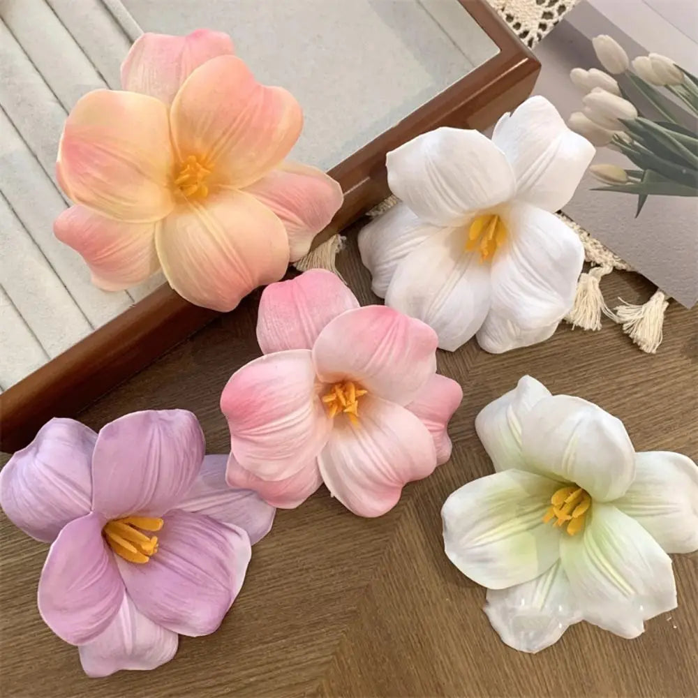 Cloth Simulation Flower Hair Clip Bohemian Style Korean Style Tulip Flower Hairpin Seaside Vacation Headwear