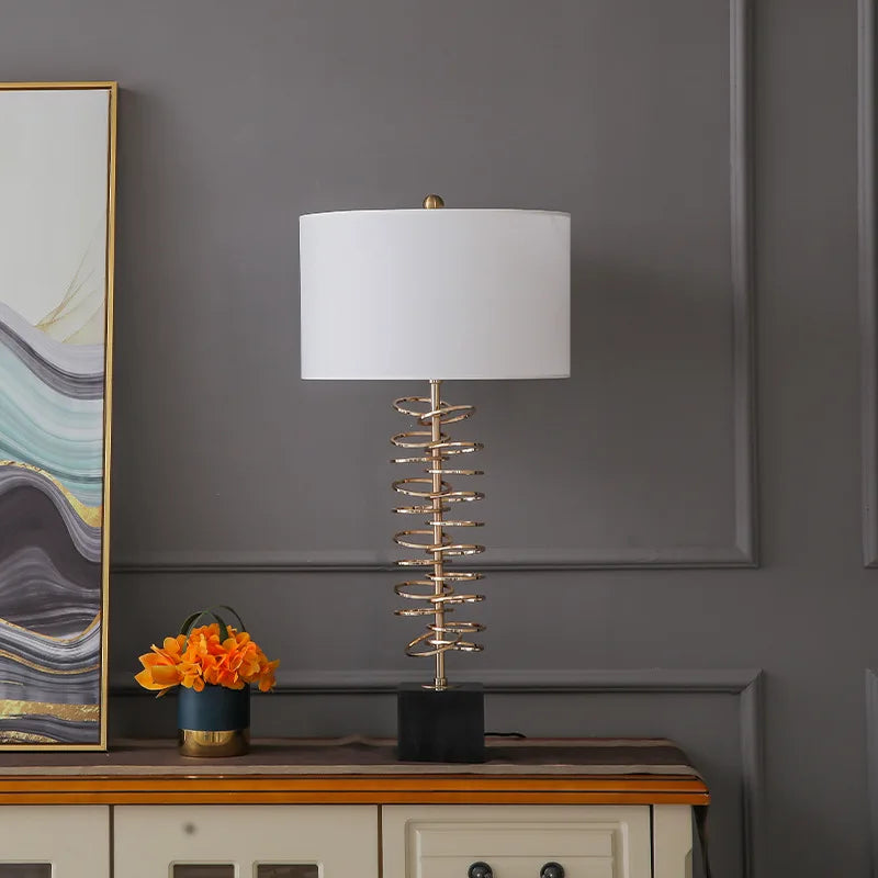 Nordic luxury table lamp Artistic Creative Post-Modern bauhaus design lamp Hotel Living Room Bedroom Bedside decor coffee table