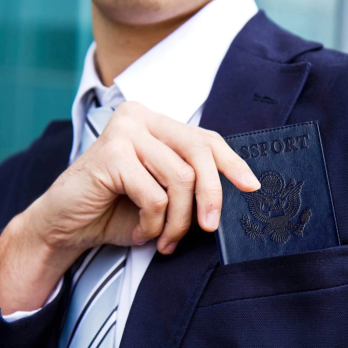 Passport Holder 👍 (Wallet Cover) 🎁 Travel Essentials 🚙 RFID Blocking💯 Leather Style!✅