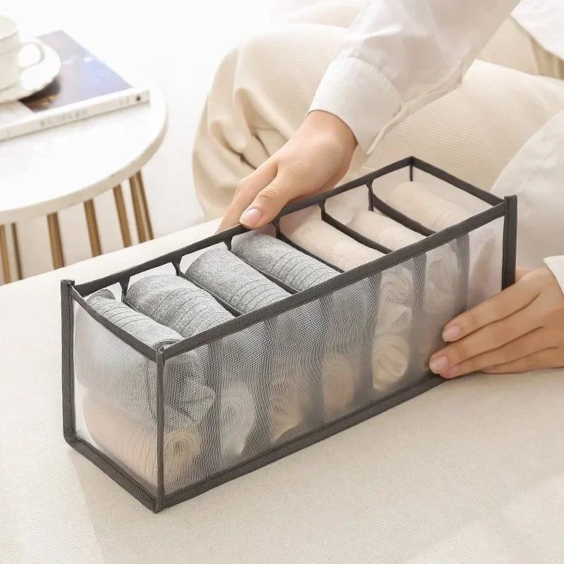 Underwear Drawer Organizer Storage Box Foldable Closet Organizers Drawer Divider Storage Boxes For Underpants Socks Bra
