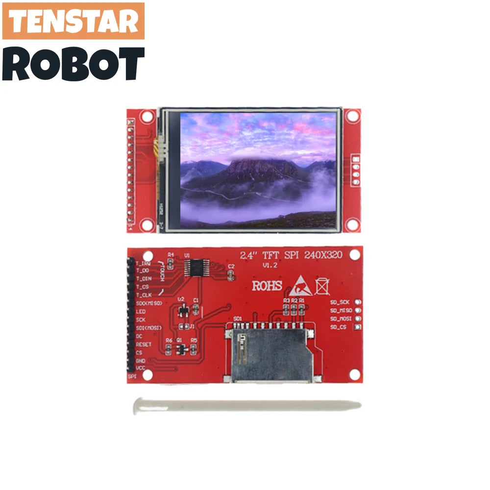 Touch Panel 2.4 2.8 Inch SPI TFT LCD ILI9341 Driver Chip Serial Port Module With PBC 240x320 SPI Serial Display With Touch Pen