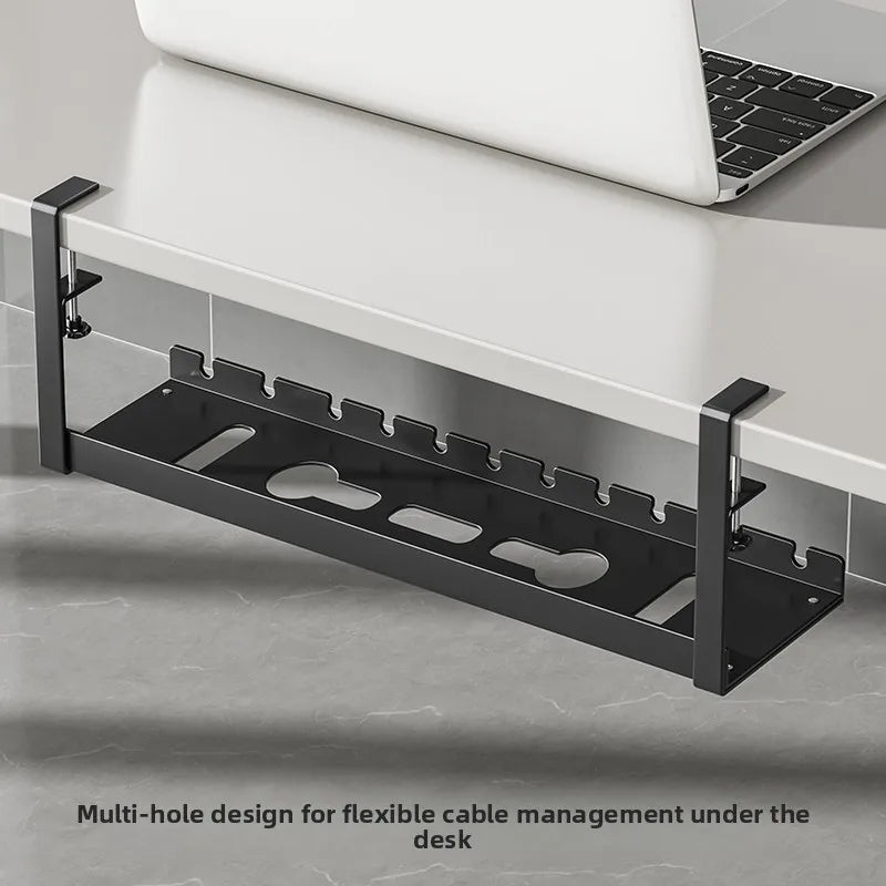 under Desk Cable Organizer Box Slot Office Desk Cable Management Holder No Drilling Required Cuter Cable Organizer Box