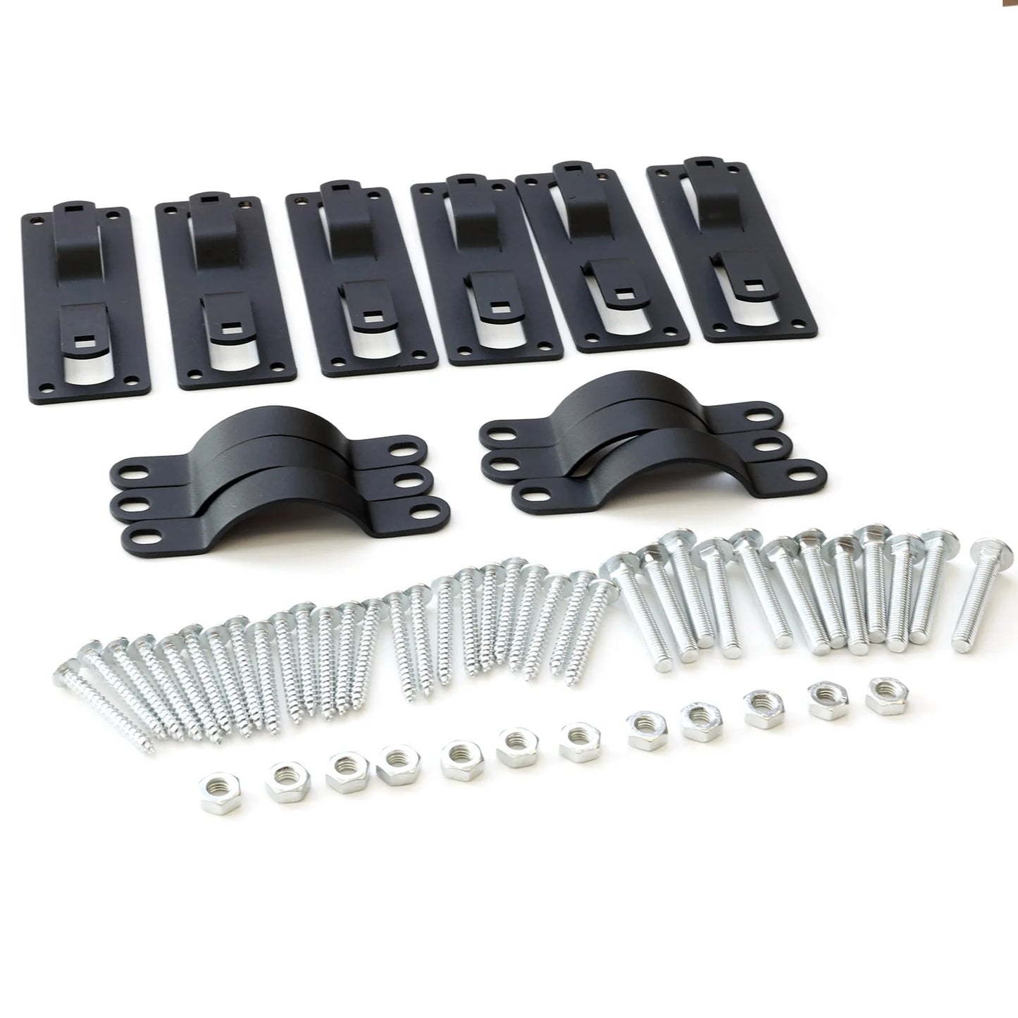 Protective fence bracket (6-pack) suitable for irregular areas or narrow spaces