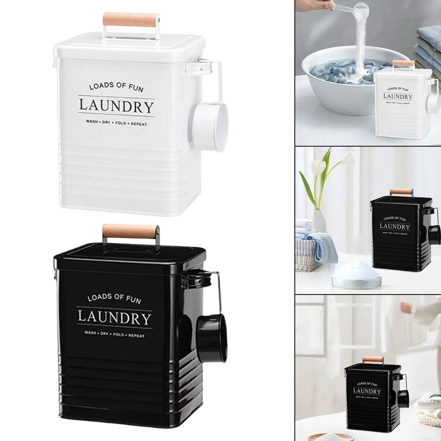 Laundry Powder Storage Storage Container Modern Multifunctional Sealed Airtight