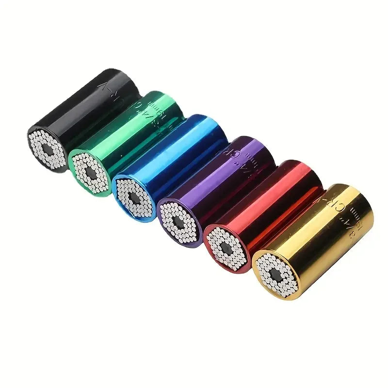 Universal Socket Wrench Torque Head Set Ratchet Super Sleeve Gadget Power Drill Adapter Magic Grip Spanner Key Multifunctional