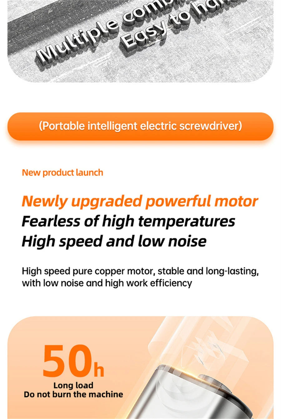 Electric Screwdriver Set Precision Power Tool Kit Rechargeable Wireless Mini Small Bits for Mobile Cell computer Repair CRV