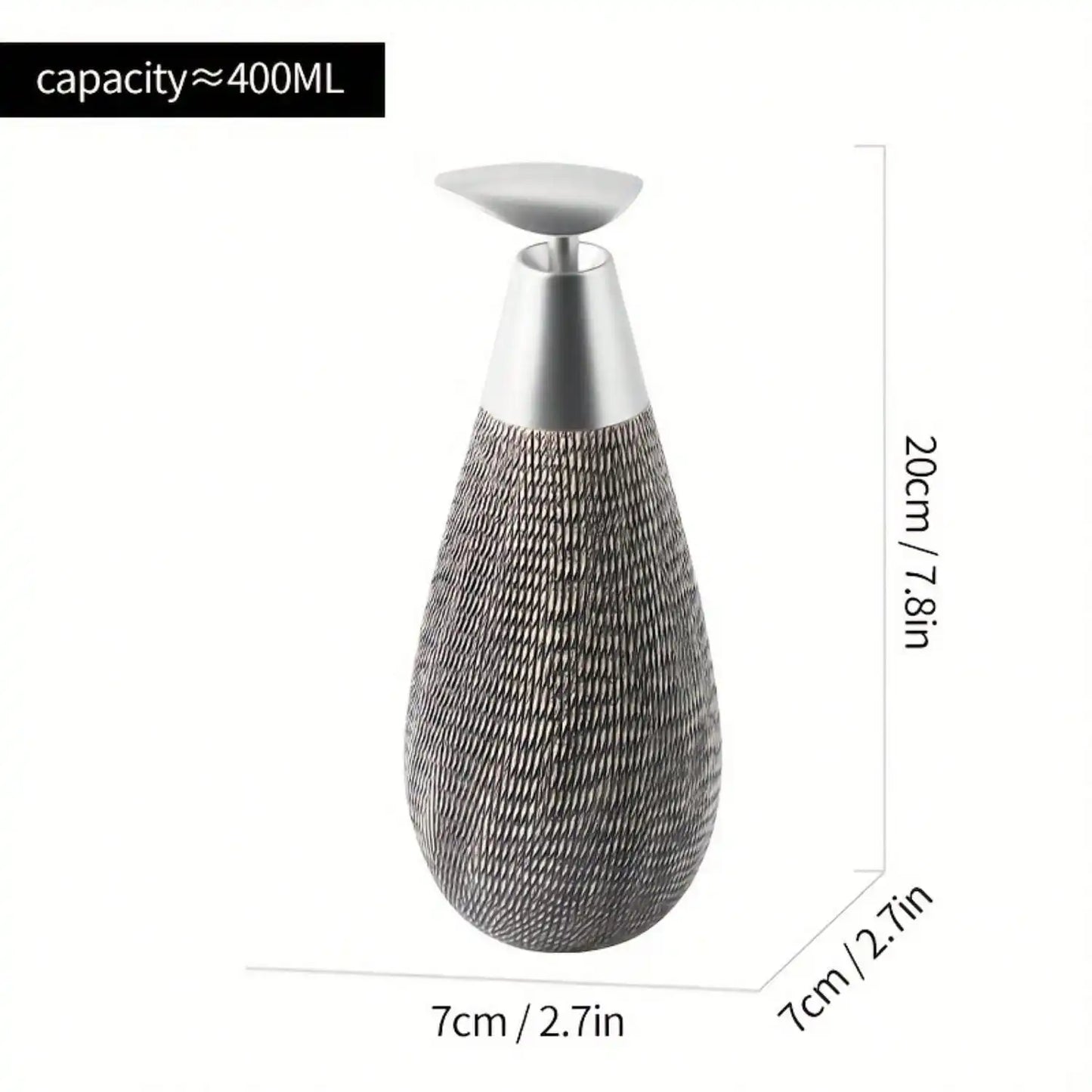 Creative Retro Style Ceramic Push-Type Soap Dispenser With Pump, Hand Soap Bottle, Suitable For Bathrooms Kitchens And Toilets