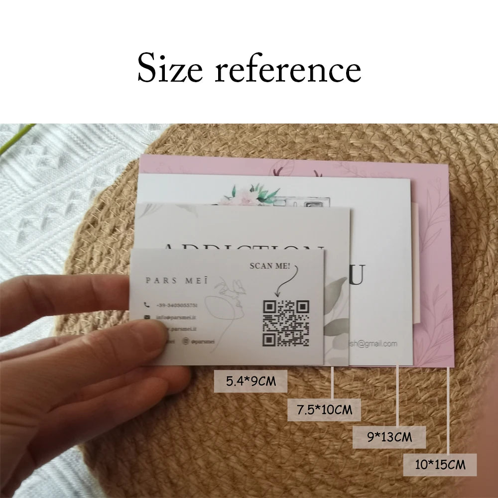 Custom Gift Cards (business card) Full color double-sided printing Gift decoration card Personalized