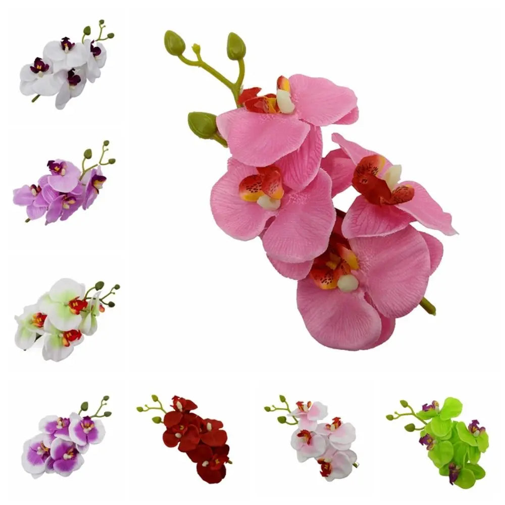 Butterfly Orchid Orchid Flower Hairpin Hair Accessories Headdress Seaside Vacation Headwear Korean Style Barrettes