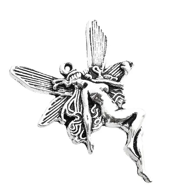 Fairy Wings Charms for Jewelry Making Angel Pendants Keychains Earrings Necklace DIY Handmade Accessories Wholesale 4 Pcs/lot