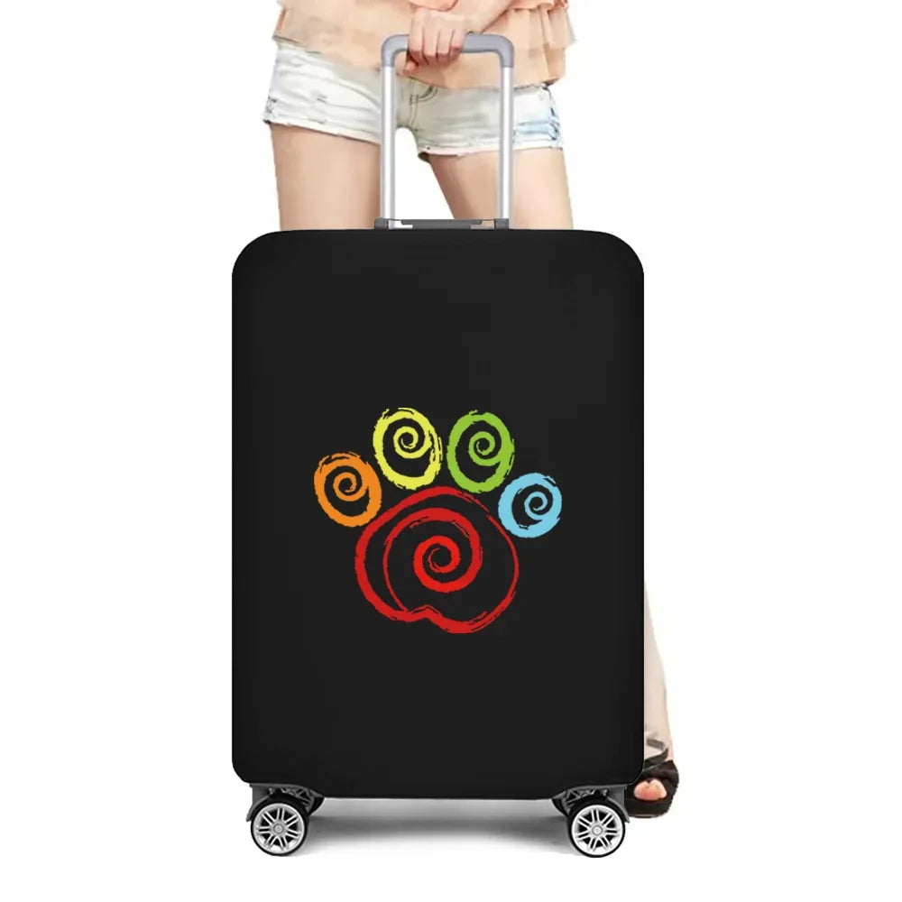 Travel Essentials Suitcase Case for 18-32 Inch Walls Print Trolley Protective Covers Holiday Traveling Accessories Luggage Cover