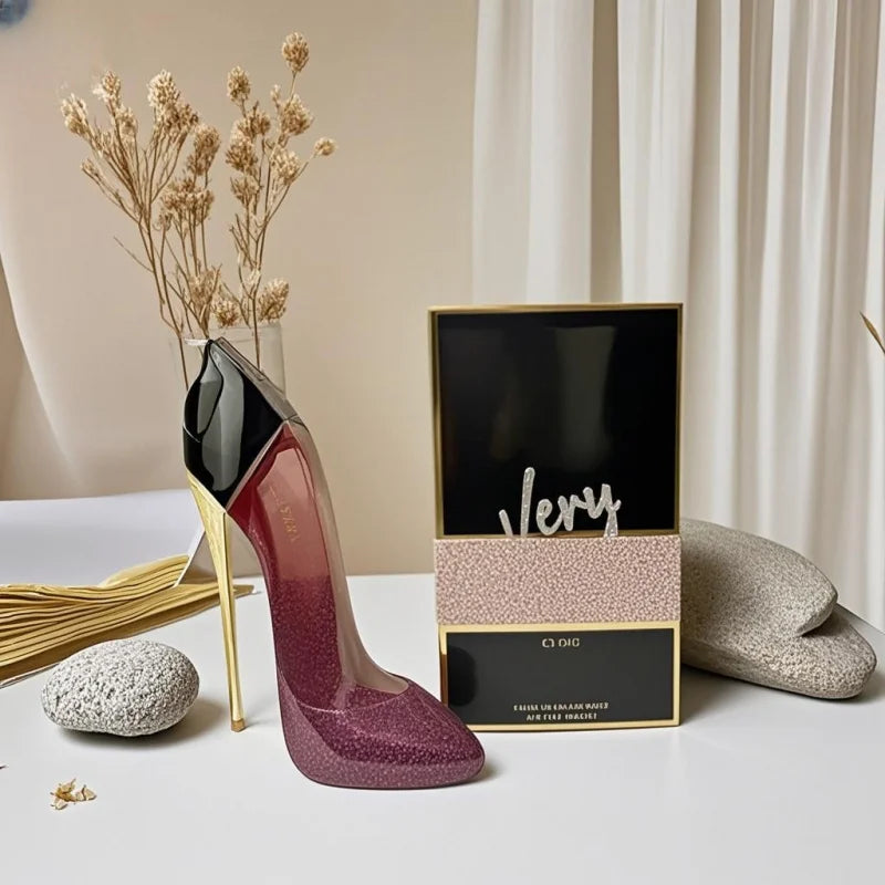 New Women's Luxury Floral Elegant High Heel Bottle Design Lasting Fragrance Sexy spray Fashion Deodorant perfume