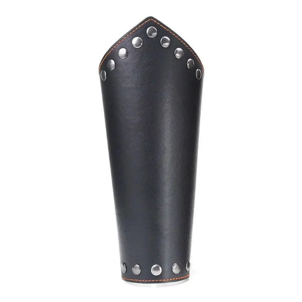 Sports Accessories Leather Archery Arm Guard Punk Gauntlet Viking Bracer Black Brown Safe Strap Men Women
