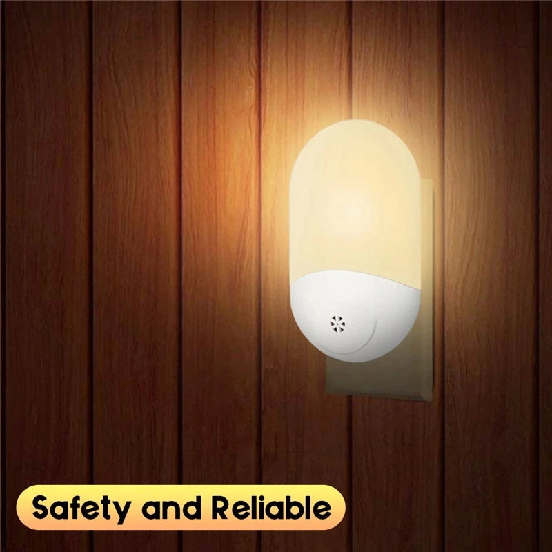 LED Night Light, Night Lights Plug in Walls with Dusk to Dawn Photocell Sensor, 0.5W Energy Saving Plug in Night Lighting