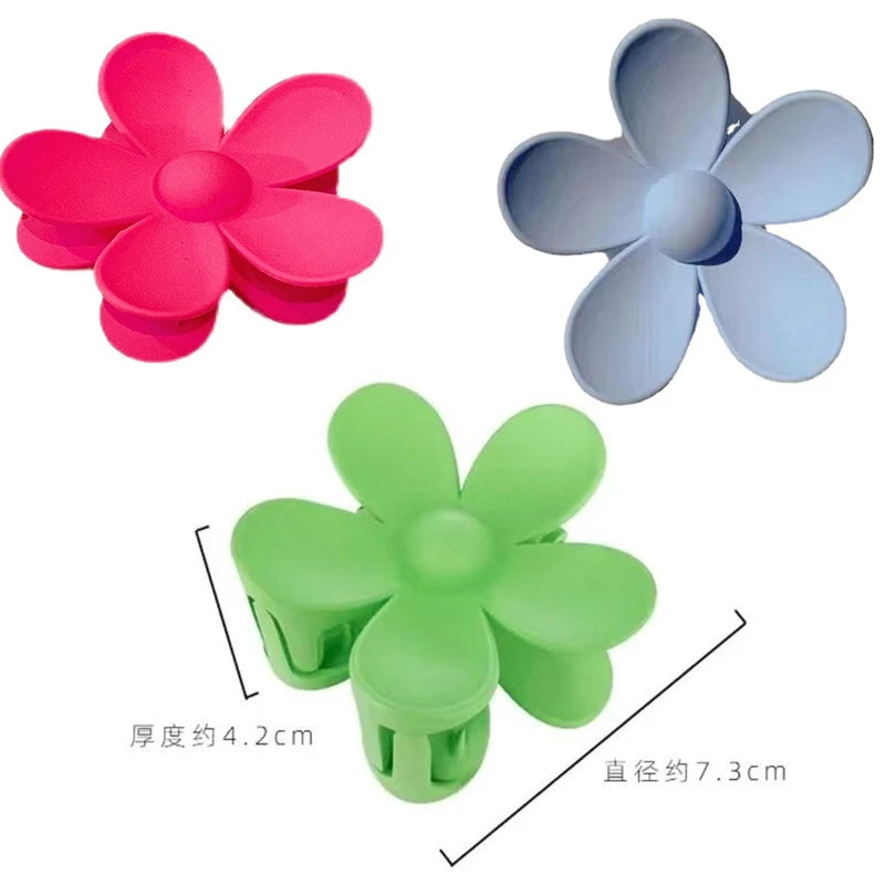 Fashion Cute Hair Clips Women Girl Hair Clip Curly Hair Accessories Summer Flowers Simple Sweet Style Hair Pins and Clips