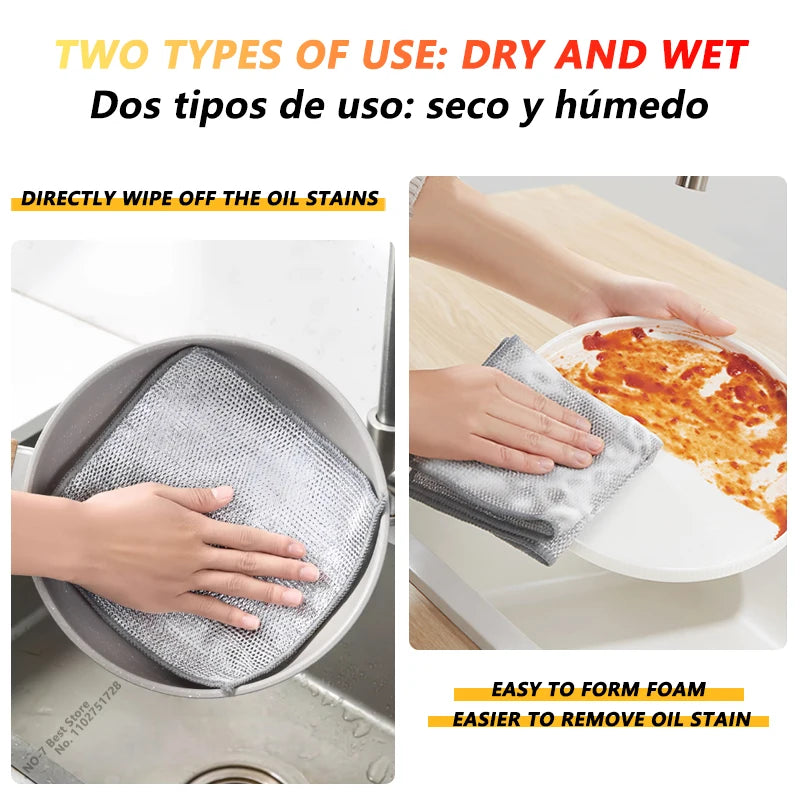 Magic Cleaning Cloth Multipurpose Wire Miracle Cleaning Cloth Innovative (Free Shipping) 💝🌹💖✨
