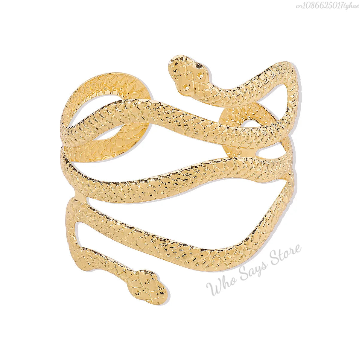 Lacteo Trendy Geometric Twisted Cuff Bracelet On The Upper Arm for Women Water Drop Shape Bangles Adjustable Jewelry Party Girls