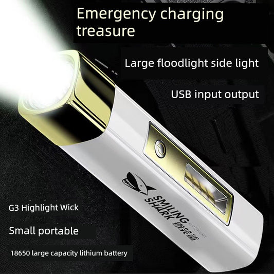 Power Torch Rechargeable Power Bank Floodspotlight Remote Outdoor Portable and Versatile Waterproof Ultra-Long Life Battery