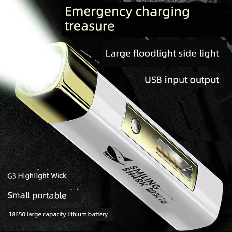 Power Torch Rechargeable Power Bank Floodspotlight Remote Outdoor Portable and Versatile Waterproof Ultra-Long Life Battery