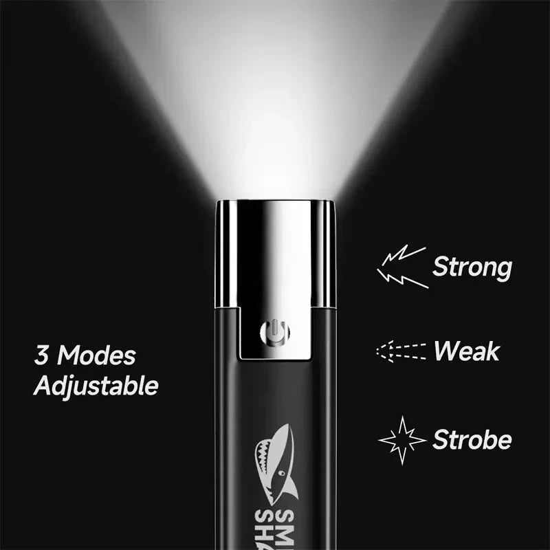 Super Bright LED Flashlight USB Rechargeable Battery Led Torch for Night Riding Camping Hunting Outdoor Waterpr Flash Light