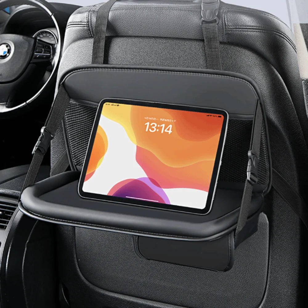 Food Tray Car Back Seat Tray Large Capacity Folding Foldable Car Backseat Table Save space Durable Car Work Dining Table