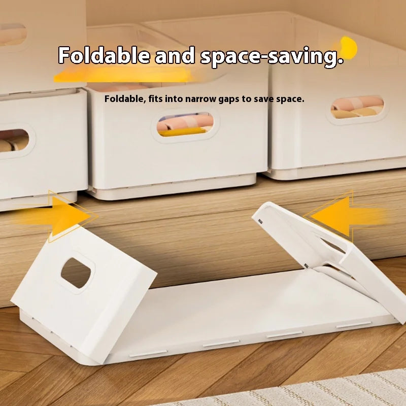 Wardrobe clothing organizer, drawer organizer, storage box with handles, foldable clothes, T-shirts, ties, scarves, towel storag