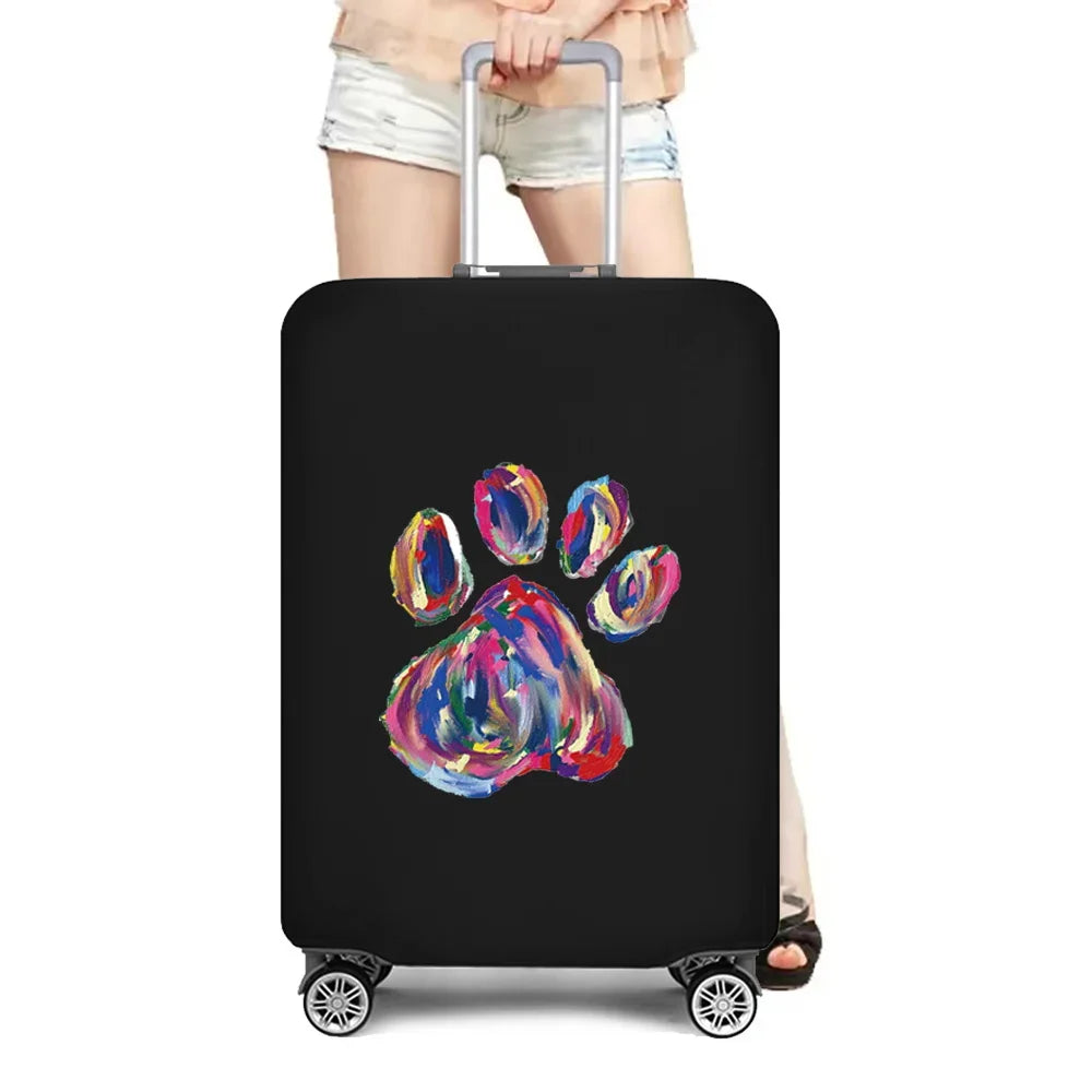 Travel Essentials Suitcase Case for 18-32 Inch Walls Print Trolley Protective Covers Holiday Traveling Accessories Luggage Cover