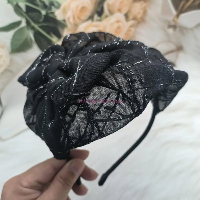 49ME Fashion Bowknot Fascinator Hat Luxurious Bows Headband With Headpiece Hair Decoration for Women and Girls