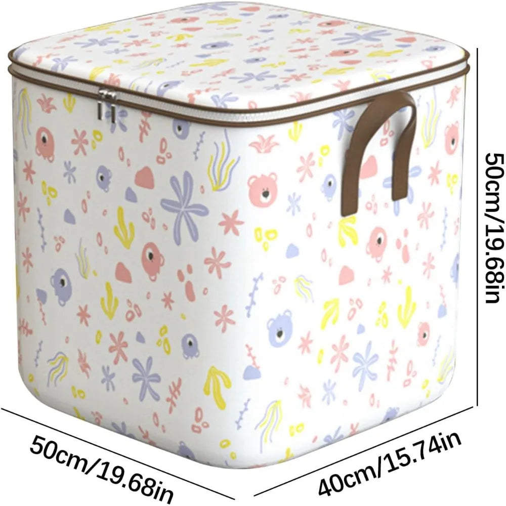 Portable Clothing Storage Box Foldable Closet Storage Box With Durable Handle Large Capacity Toy Storage and Sorting Box New