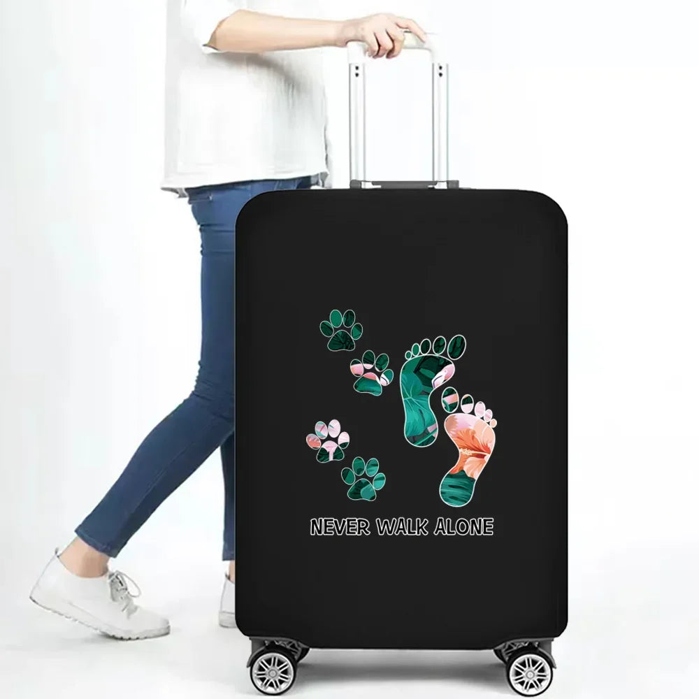 Travel Essentials Suitcase Case for 18-32 Inch Walls Print Trolley Protective Covers Holiday Traveling Accessories Luggage Cover