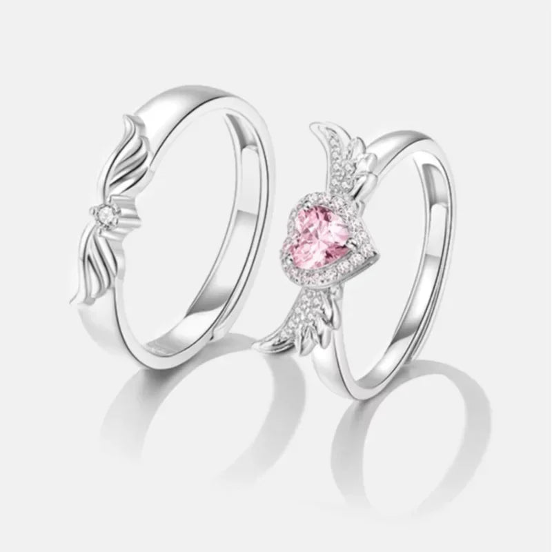 Respectable and Sophisticated Angel Wings with Gorgeous GemStone!