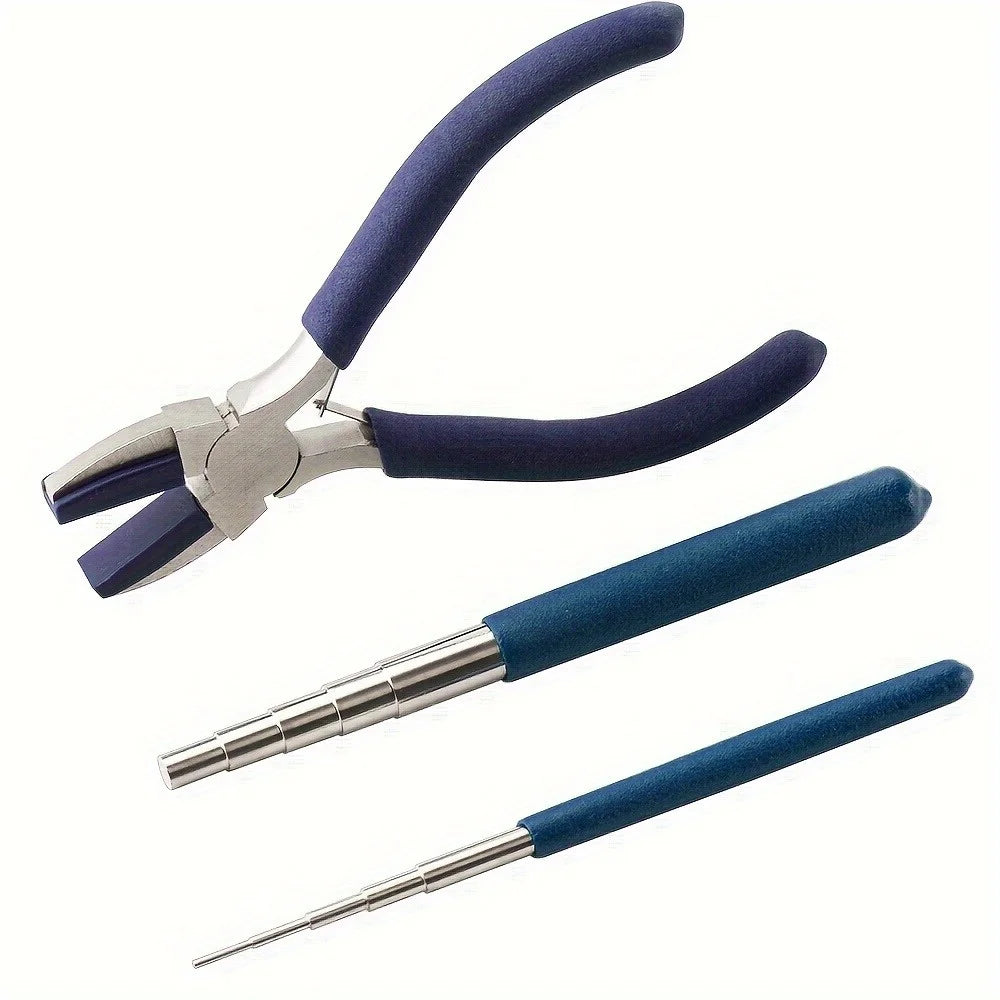 3Pcs/Set Multifunctional Jewelry Pliers Jewelry Making Kit Beading Wire Jewelry Pliers for Crafts Earrings Necklaces DIY Tools