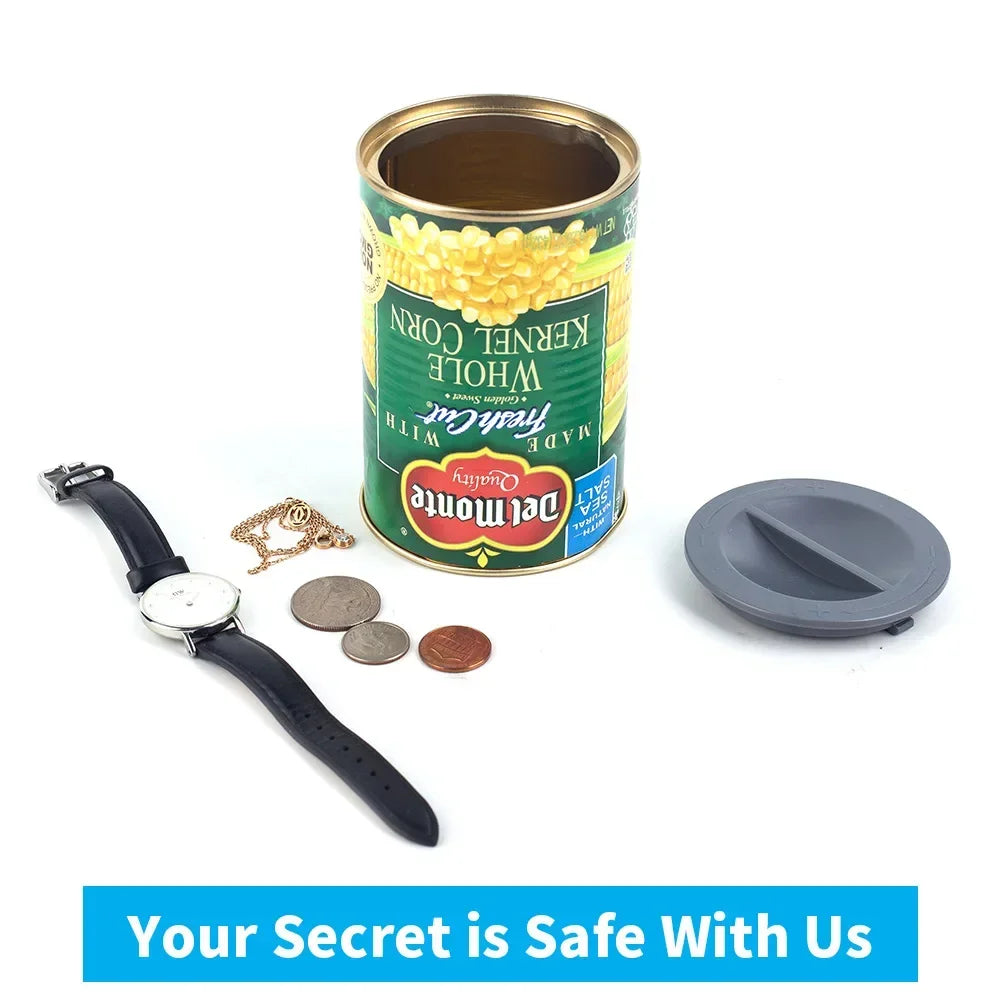 Corn Can Fun Safe Hidden Safe Compartment Diversion Safe Food Cans Secret Stash Hiding Container Kitchen Hide Cash Hidden