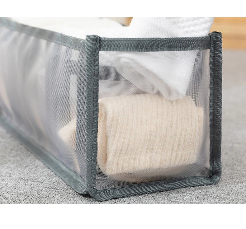 Underwear Drawer Organizer Storage Box Foldable Closet Organizers Drawer Divider Storage Boxes For Underpants Socks Bra