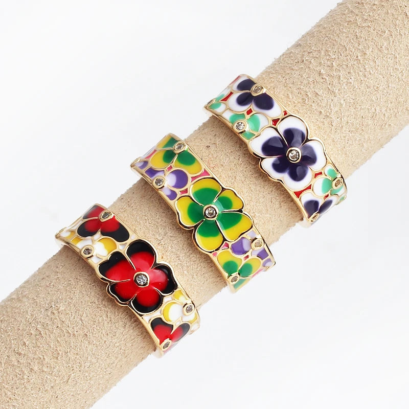 Trendy and Attractive Gold Filled Floral Rings (Floral Collection)