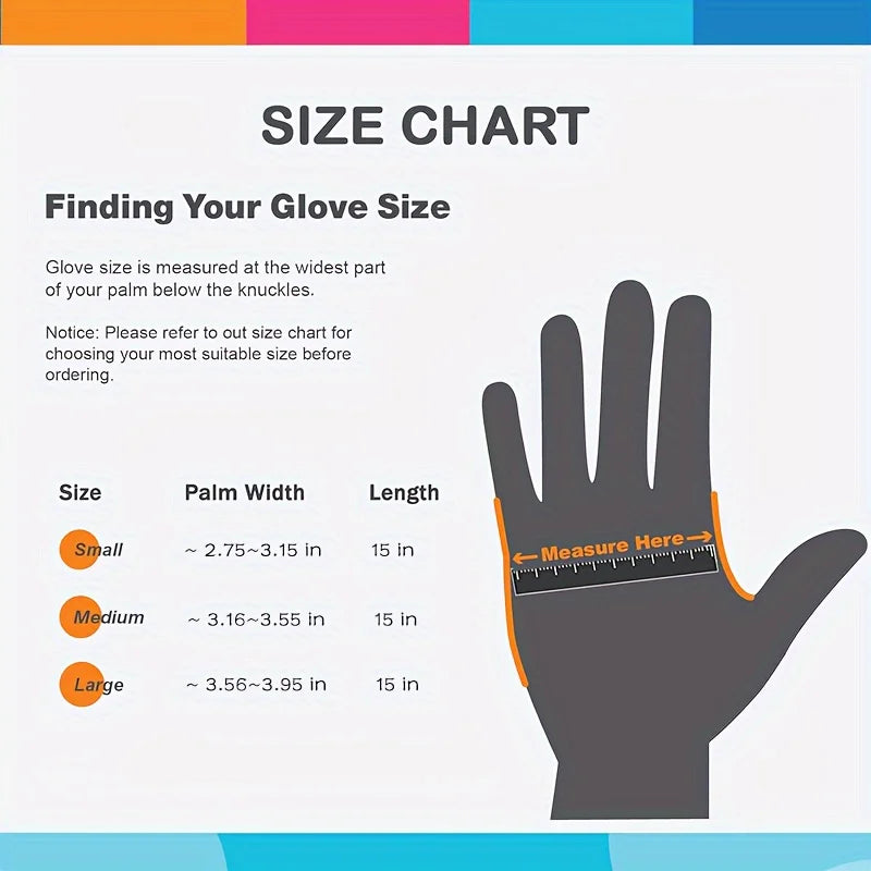 Cleaning Gloves 1 Pair Premium Household Waterproof Kitchen Dishwashing Non-Slip Durable Laundry Cleaning Supplies Tools