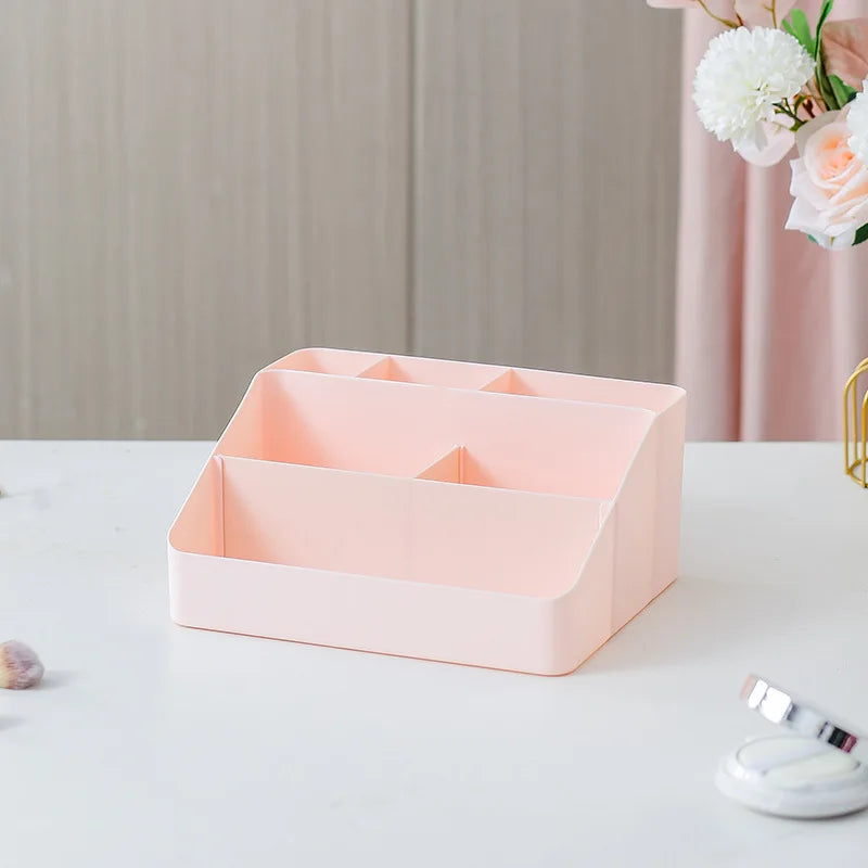 Cosmetics storage box, desktop storage shelf, dresser, large-capacity sorting rack