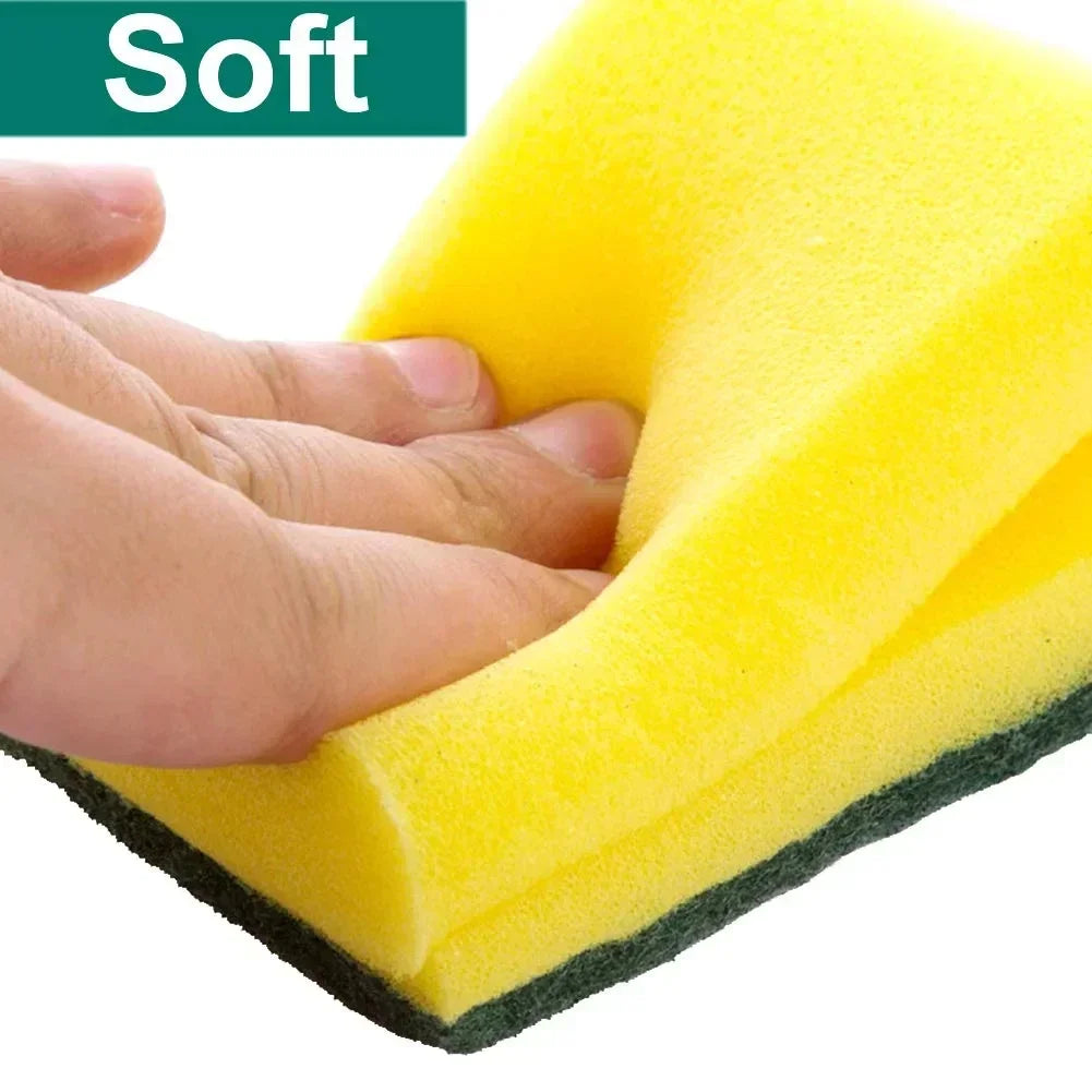 50 Highly absorbent double-sided sponge magic cleaning pot rust sponge cleaning brush kitchen cleaning tool