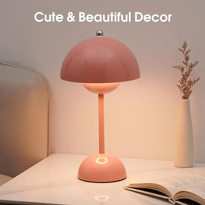 Rechargeable flower bud table lamp, ambient lamp, bedroom modern simple and atmospheric table lamp, decorative lamp