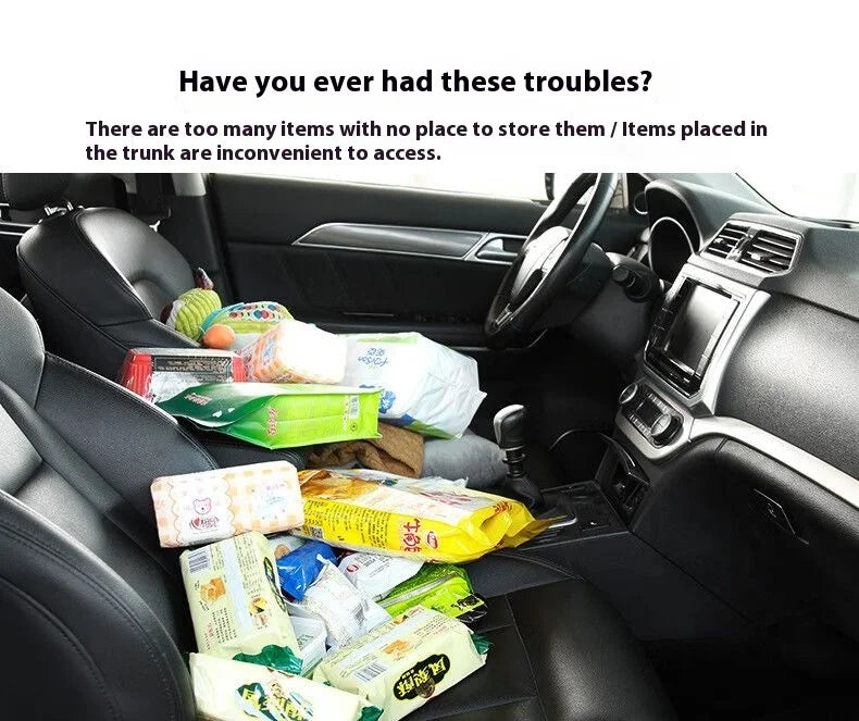Car Roof Storage Net Durable Adjustable Hanging Organizer Bag for Vehicle Trunk Cabin Accessories Universal Fit