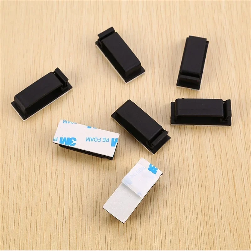 Cable Fixing Clip Cable Wire Sorting Buckle Chassis Organizer 19*47 Black and White Organizer