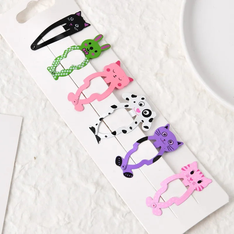 Cute Cartoon Fruit Hairpins Set Children Baby Girls Kid Kawaii Hair Clips Pin Barrettes Accessories Hairgrips Headdress Headwear