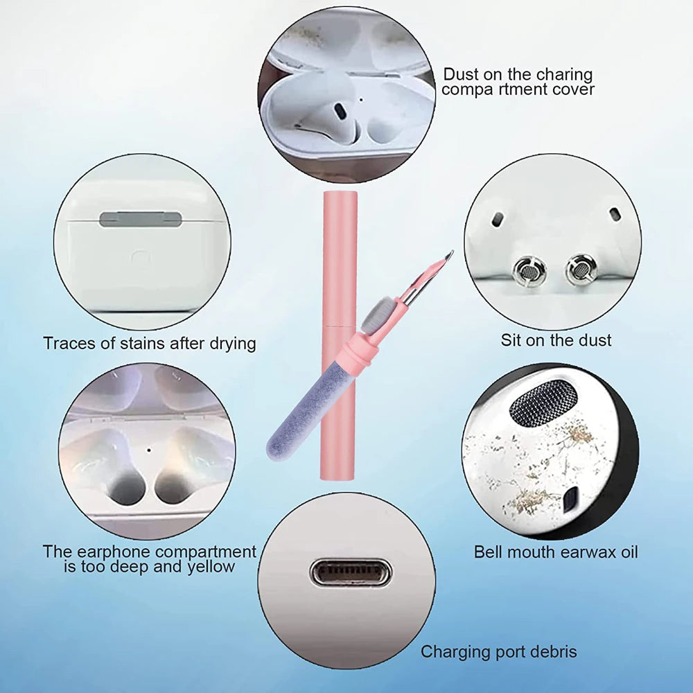 Earphones Cleaner Kit For Airpods Pro 3 2 1 Cleaning Brush Tools Bluetooth Earbuds Case Cleaning Tools for Huawei freebuds 4