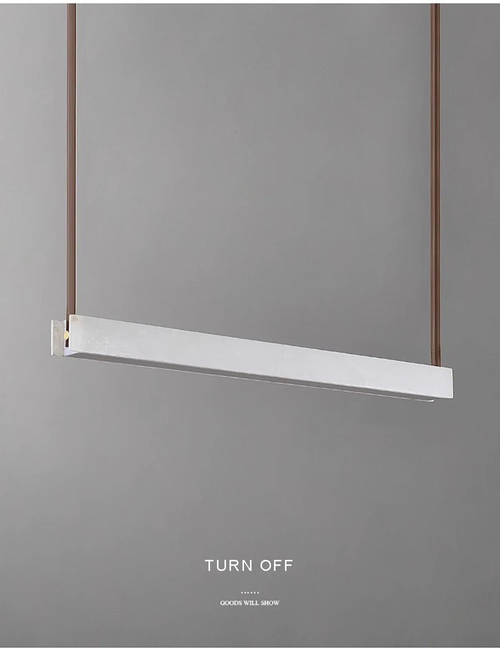LED Light Luxury Leather Long Spanish Marble Pendant Light for lustre Living Room Recessed Decorative Lighting Ceiling Fixtures.